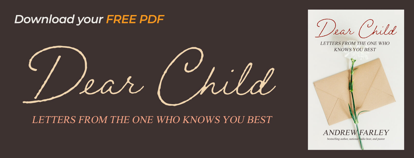 Dear Child: Letters From the One Who Knows You Best offers a powerful glimpse into how your Heavenly Father sees you.